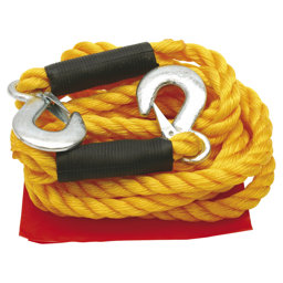 Zeige Details für DÖNGES Abschleppseil aus Kunstfaser, 4 mtr., Durchmesser 18 mm, mit zwei Lasthaken und roter Fahne Bild von DÖNGES Abschleppseil aus Kunstfaser, 4 mtr., Durchmesser 18 mm, mit zwei Lasthaken und roter Fahne