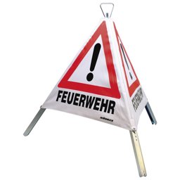 Zeige Details für DÖNGES Faltsignal, 700 mm, retroreflektierend, FEUERWEHR/ FEUERWEHR/ FEUERWEHR Bild von DÖNGES Faltsignal, 700 mm, retroreflektierend, FEUERWEHR/ FEUERWEHR/ FEUERWEHR
