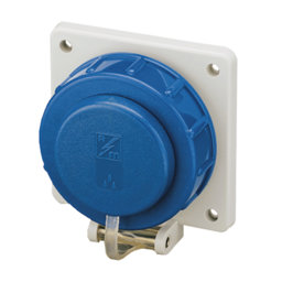 Zeige Details für MENNEKES Schuko Anbausteckdose mit Bajonettdeckel am Band, IP68, blau/grau Bild von MENNEKES Schuko Anbausteckdose mit Bajonettdeckel am Band, IP68, blau/grau