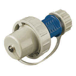 Zeige Details für MENNEKES Schuko Stecker, IP68, blau/grau Bild von MENNEKES Schuko Stecker, IP68, blau/grau