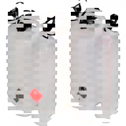 Zeige Details für DÖNGES Doppel-Kanister (5,5l/3l), Farbe weiß, 145x316x312 mm Bild von DÖNGES Doppel-Kanister (5,5l/3l), Farbe weiß, 145x316x312 mm