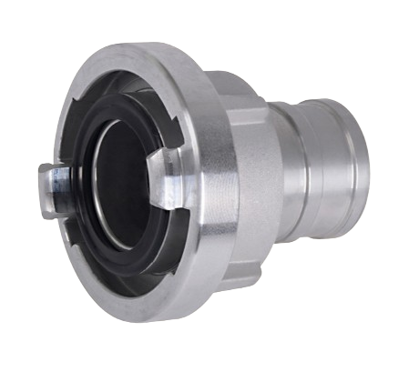 KINDSWATER Schlauchkupplung C-52, 45 mm i.W., Stutzenl. 90 mm, Druck-Saug, Aluminium