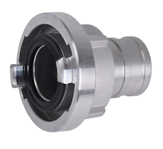 KINDSWATER Druck-/Saugkupplung C52 aus Edelstahl, Stutzenlänge 90 mm