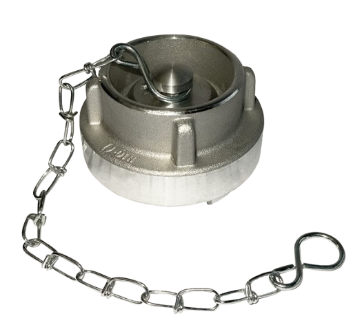 KINDSWATER Blindkupplung mit Kette Storz-D aus Edelstahl, 300000028