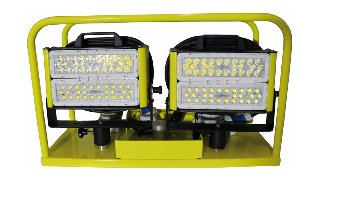DÖNGES Setolite Scheinwerfertrage-Set inklusive 2x GLADIUS 2K, 2 x 160 W LED