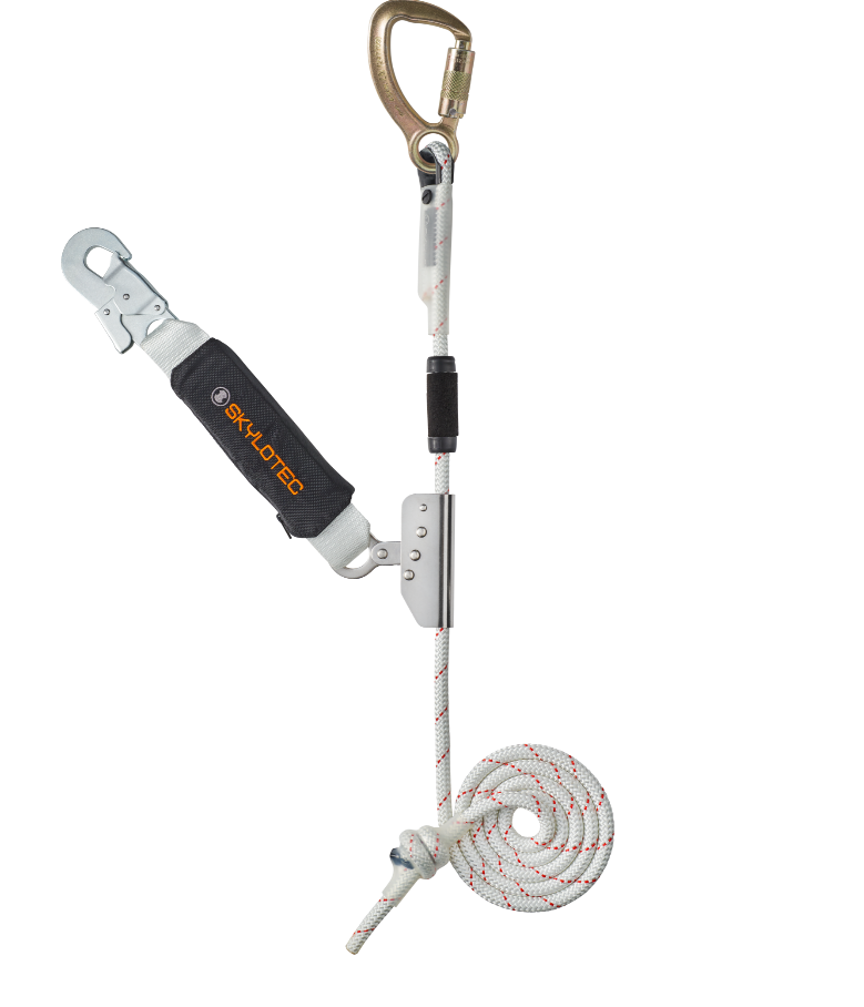 SKYLOTEC mitlaufendes Auffanggerät mit Bandfalldämpfer SKN BFD SK12 mit 30 Meter Seil, BN L-0543-30