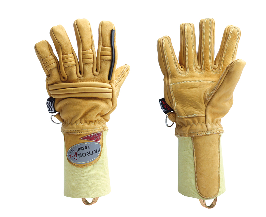 ASKÖ Feuerwehrschutzhandschuh FIRE ACTION ELCH mit Strickbund, gelb, Gr. 12