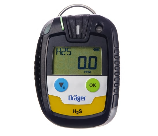 Bild von DRÄGER Gasmessgerät PAC 6500 mit Sensor H2S LC, 0-100 ppm, Alarmschwellen 5/10 ppm