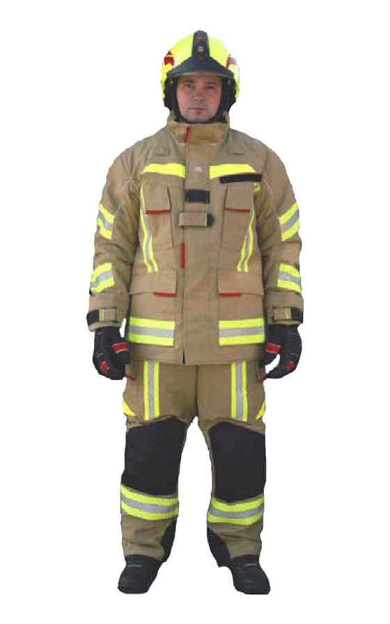 Bild von ROSENBAUER Feuerwehreinsatzjacke FIRE FLEX, NOMEX NXT, gold, Gr. 40-42 B