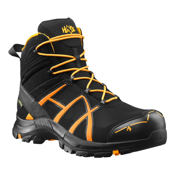 Bild von HAIX Sicherheitsstiefel BLACK EAGLE Safety 40.1 mid, black-orange, Gr. 37 (4.0)