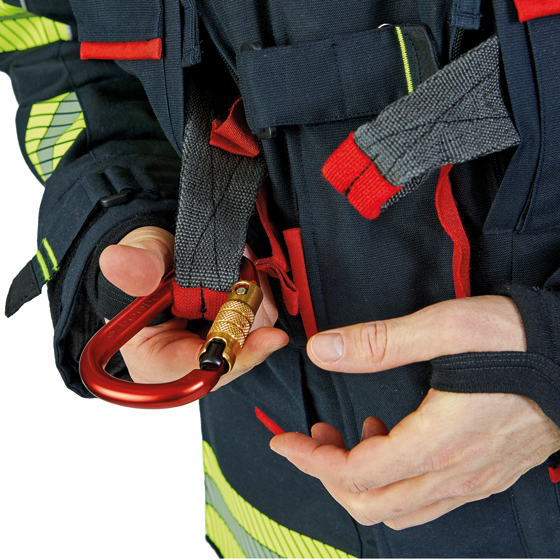 Bild von ROSENBAUER Zusatzausstattung für Schutzjacke FIRE FLEX: IRS-Tunnel mit Reißverschluss - Nur in Verbindung mit Fire Flex Jacke bestellbar