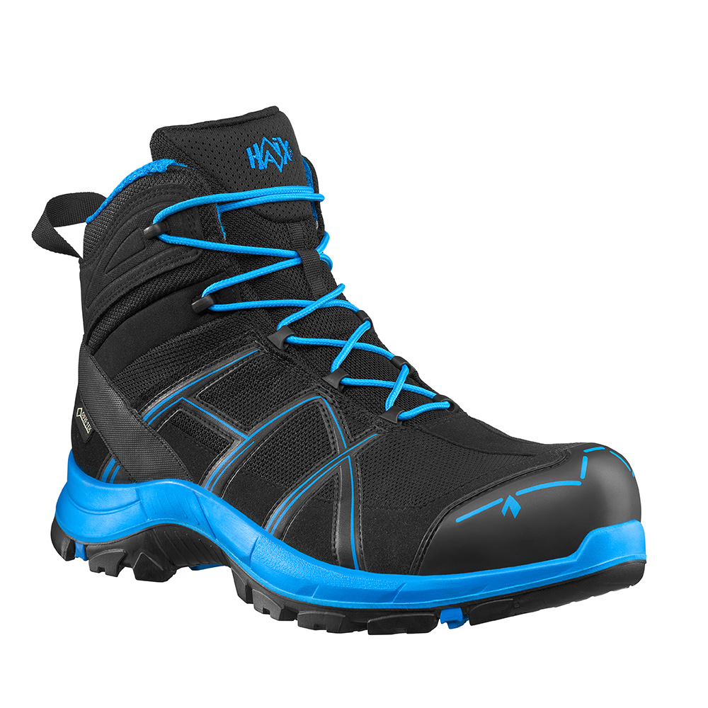 Bild von HAIX Sicherheitsstiefel BLACK EAGLE Safety 40.1 mid, black-blue, Gr. 36 (3.5)