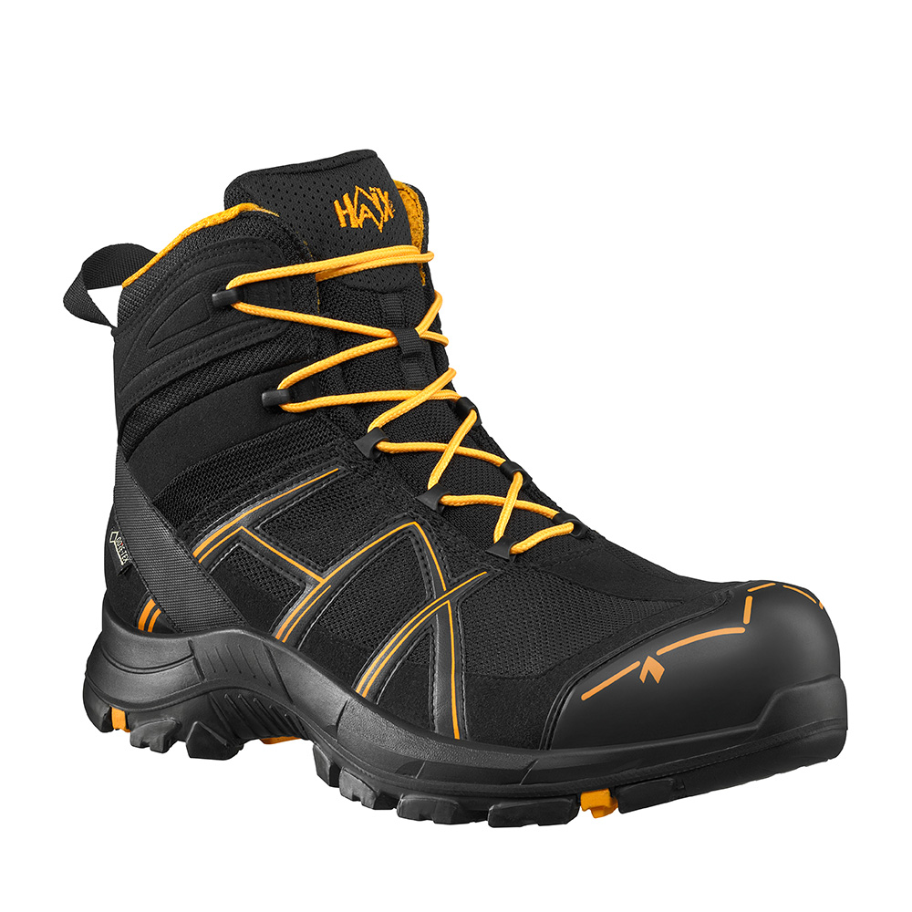 Bild von HAIX Sicherheitsstiefel BLACK EAGLE Safety 40.1 mid, black-orange, Gr. 38 (5.0)