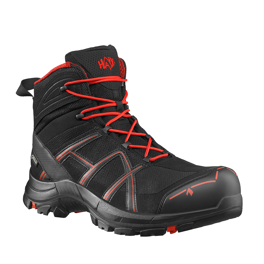 Bild von HAIX Sicherheitsstiefel BLACK EAGLE Safety 40.1 mid, black-red, Gr. 43 (9.0)