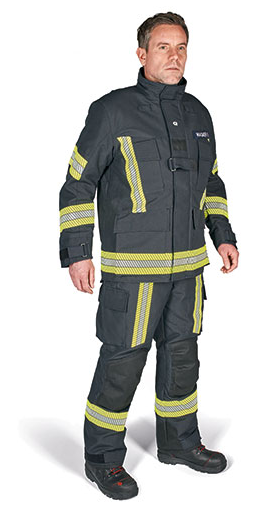 Bild von ROSENBAUER Schutzjacke GAROS G30, ohne Aufdruck/Flausch, Nomex NXT, schwarzblau, Gr. 64-66 C