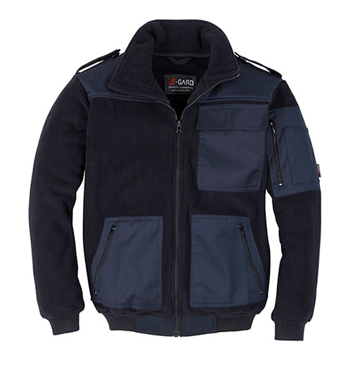 Bild von S-GARD Thermofleece-Jacke COMMAND mit Umlegekragen, PES, dunkelblau, Gr. XS