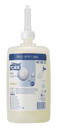 Bild von DÖNGES Tork Flüssigseife Mild, für Seifenspender, 1000 ml