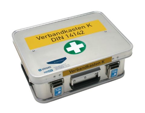 Bild von DÖNGES Feuerwehr-Verbandkasten DIN 14142 in FireBox inkl. Füllung, 400 x 300 x 150 mm