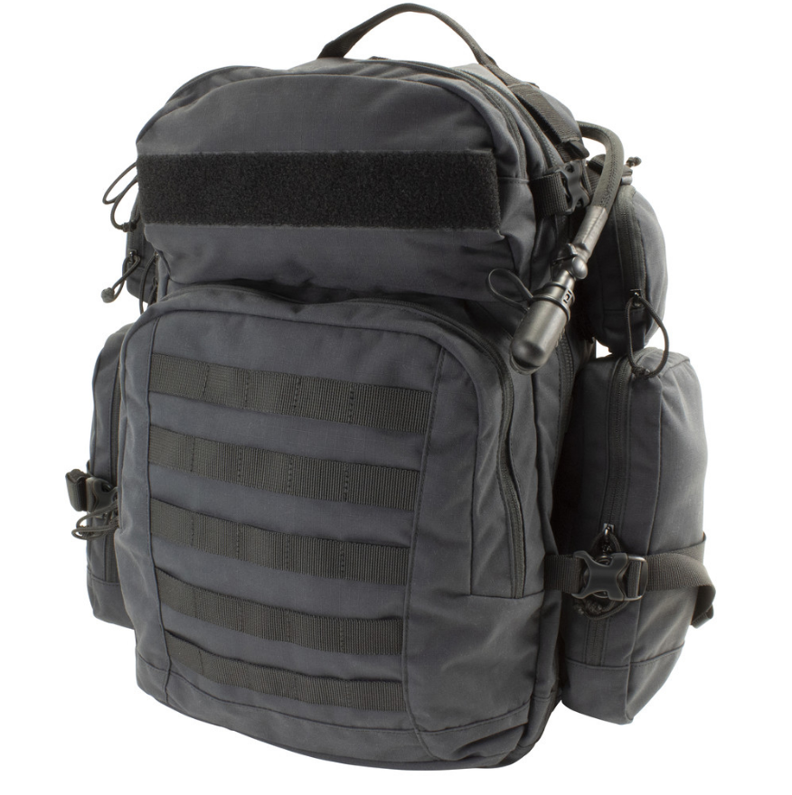 Bild von DÖNGES Multifunktionsrucksack SBP-D, ca. 40 L, schwarz, mit Wasserreservoir 2,5L