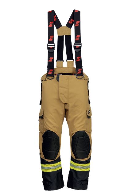 Bild von S-GARD Überhose DYNAMATE PLUS, Fireblocker-Membrane, NOMEX® Titan, gold-schwarzblau, Gr. K S