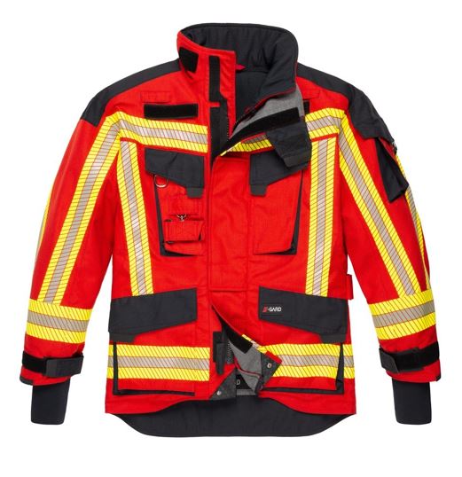 Bild von S-GARD Überjacke SWISSGARD 2.0 mit DTS NOMEX® RSK Fireblocker, rot-schwarzblau, Gr. K S