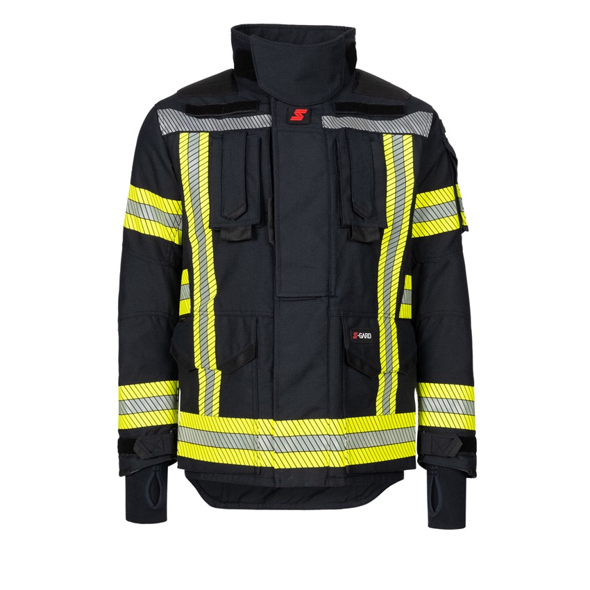 Bild von S-GARD Überjacke DYNAMATE PLUS, TITAN/ FIREBLOCKER/ SOFIDRY, schwarz-blau, Gr. K XS