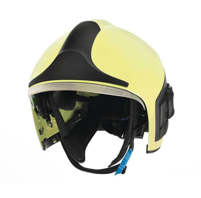 DRÄGER Feuerwehrhelm HPS 7000 Standard mit mattschwarzer Frontplatte, nachleuchtend, Gr. 1 (52 - 60 cm)