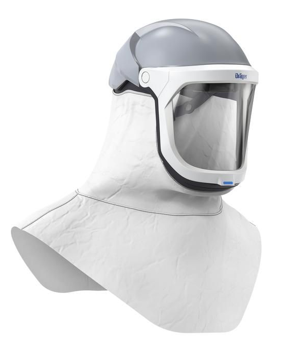 DRÄGER X-plore 8000 Helm mit PC-Visier Schulterabschluss L3 T4, Tychem 4000, 3710795