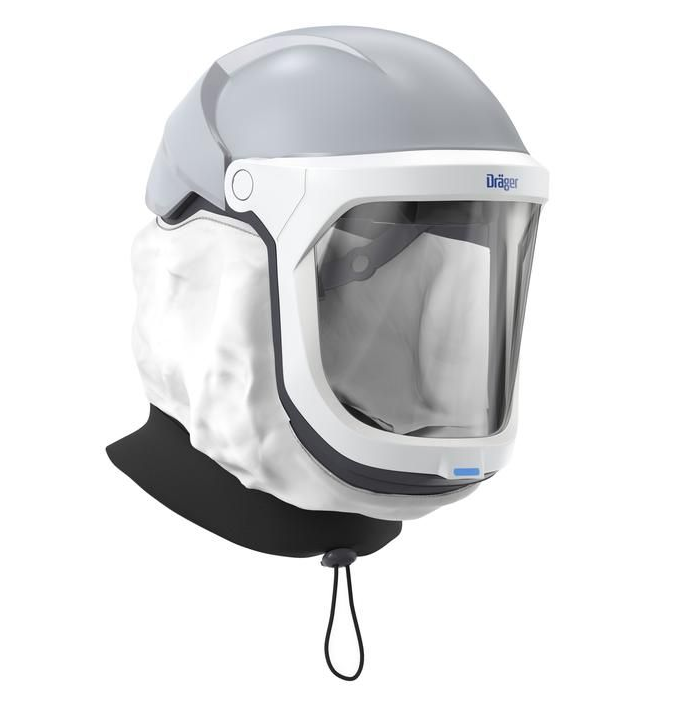DRÄGER X-plore 8000 Helm mit PC-Visier Halsabschluss L2 T2, Tychem 2000, 3710790