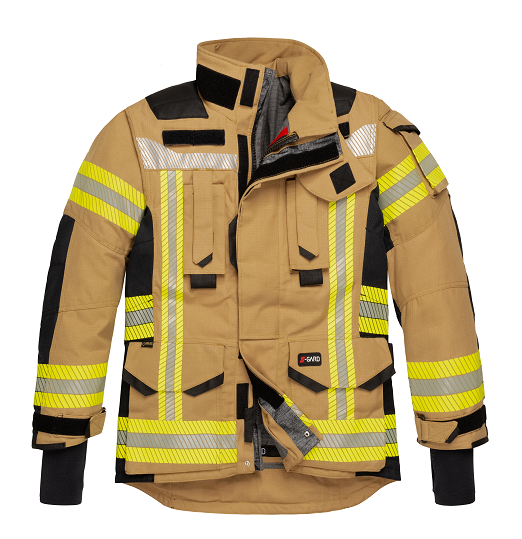 S-GARD Überjacke DYNAMATE PLUS, Nomex® ATC, Fireblocker Membrane, gold-schwarzblau, Gr. K XXL
