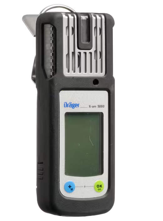 DRÄGER Gasmessgerät X-AM 5000 mit Sensoren CatEx, O2, H2S/CP LC, CO2, inkl. Akku ohne Ladegerät, VN00635