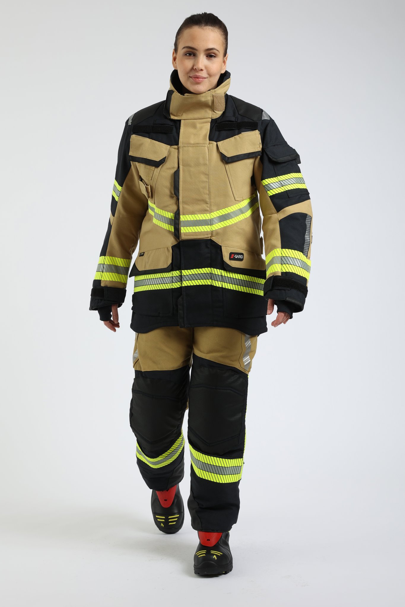 S-GARD Überhose ULTIMATE, Nomex® ATC, Fireblocker Membrane, gold-schwarzblau, Gr. K XXL