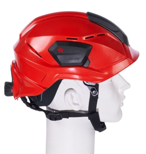 ROSENBAUER Waldbrandhelm HEROS H10 mit Ventilationsöffnungen, rot