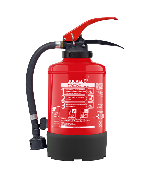 JOCKEL Fettbrandlöscher F3H8 GREEN 2.0 fluorfrei, Brandklasse AF