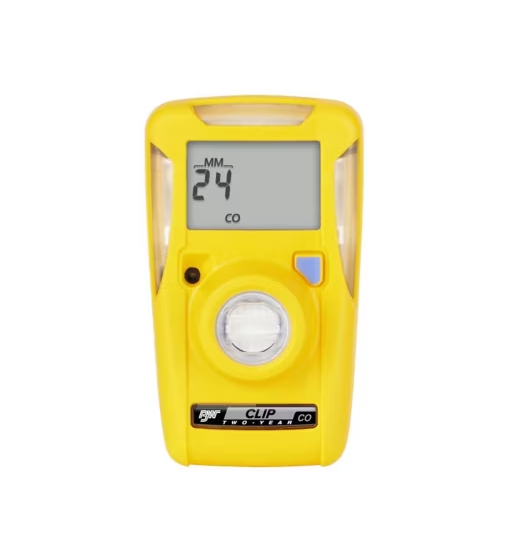 HONEYWELL BW Eingasmessgerät Clip Real Time mit CO-Sensor, 36 Monate, Alarmeinstellung 20/50 ppm