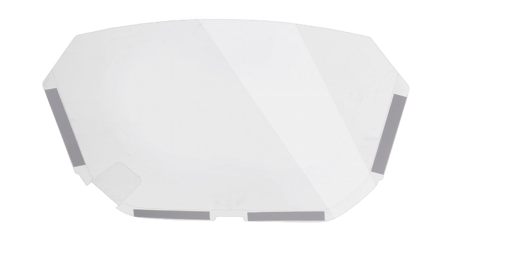 DRÄGER X-plore 8000 Schutzfolie passend für Helm mit PC-Visier mit Hals- oder Schulterabschluss, (50 Stück)