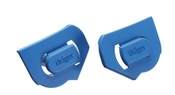 DRÄGER X-plore 8000 Montageclips für Haube zur Fixierung der Haube am Helm/Anstoßkappe, 1 Paar, 3710792