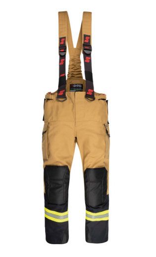 ABVERKAUF S-GARD Überhose ATTACK 2.0, Nomex® ATC, Parallon Moisture Barrier Membrane, gold-schwarzblau, Gr. XXL