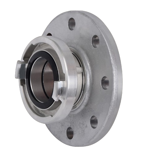 KINDSWATER Übergangsstück Storz B-75 auf Flansch DN 80, Knaggenabstand 89 mm, Alu,